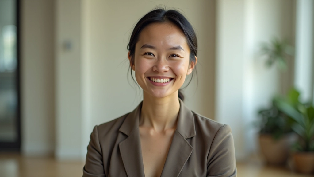 Professional meditation instructor teaching mindfulness class in peaceful studio environment with natural lighting